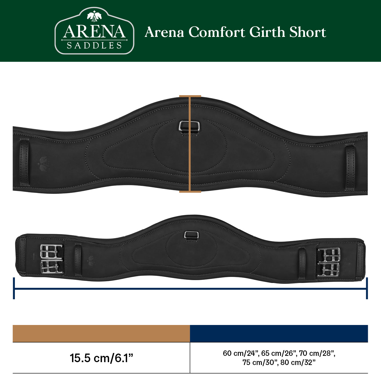 Arena Comfort Girth (short)